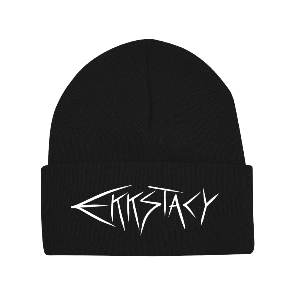 Logo Embroidered Beanie (Black) – Ekkstacy Store Logo Embroidered Beanie (Black) – Ekkstacy Store