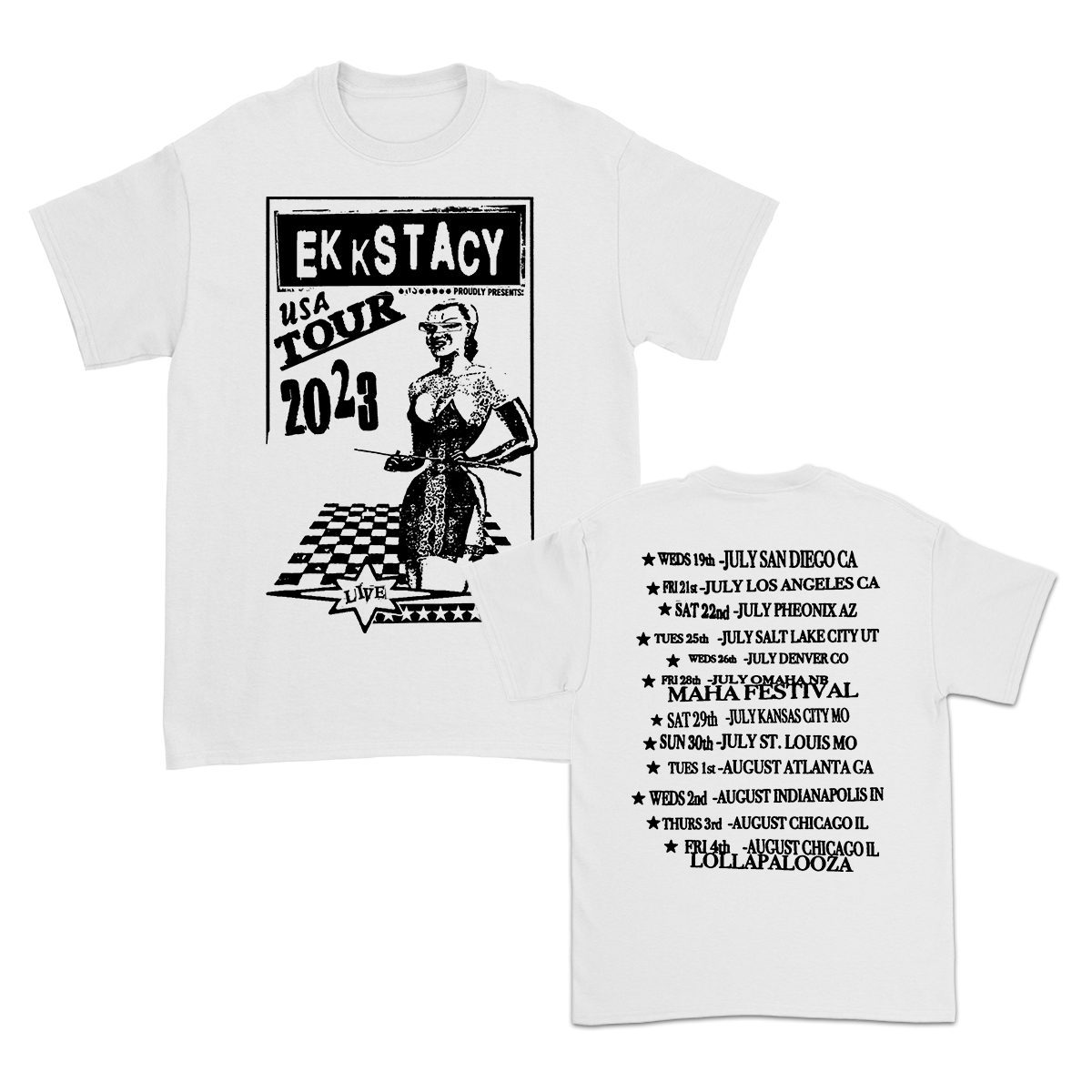 USA Tour 2023 T-Shirt (White)