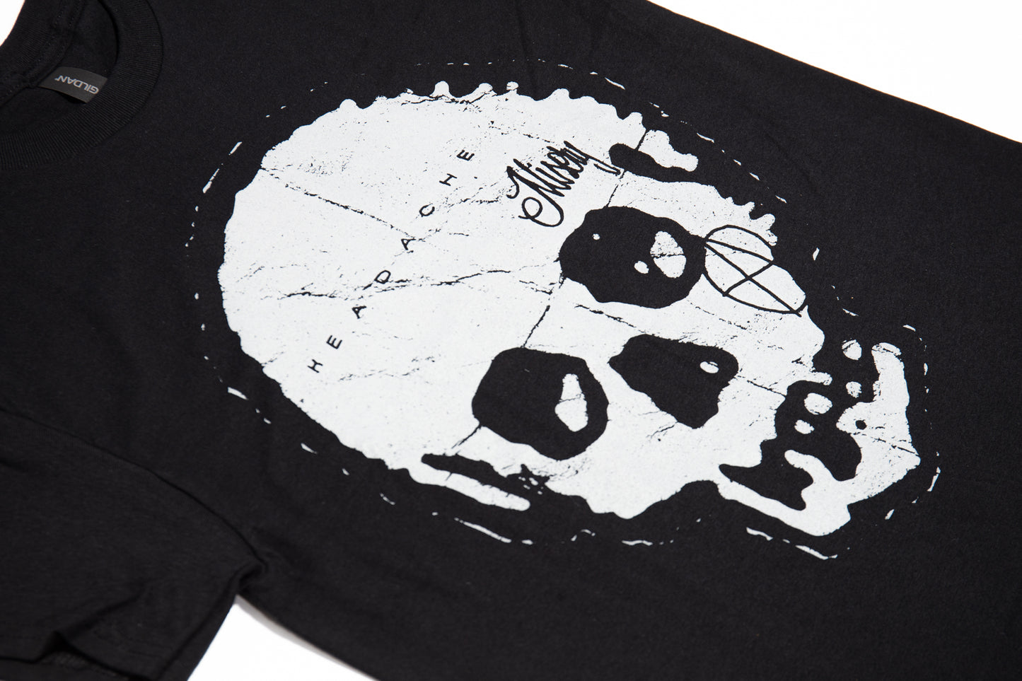 Portrait Skull T-Shirt (Black)